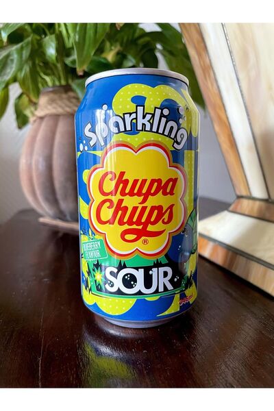 Chupa Chups Sour Blueberry Soda - 345ml