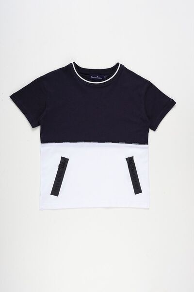 Doctor junior Tricou alb-negru pentru baiat