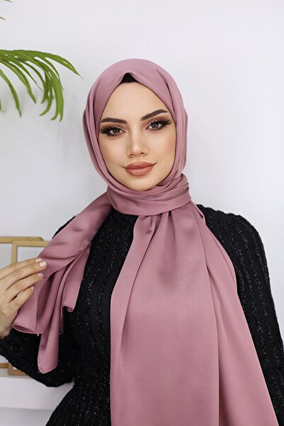 Zerlinda Kobe Saten (Dubai İpeği) Abiyelik Şal