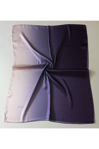 Mısırlı Purple Gradient Patterned Crystal Evening Dress Shawl