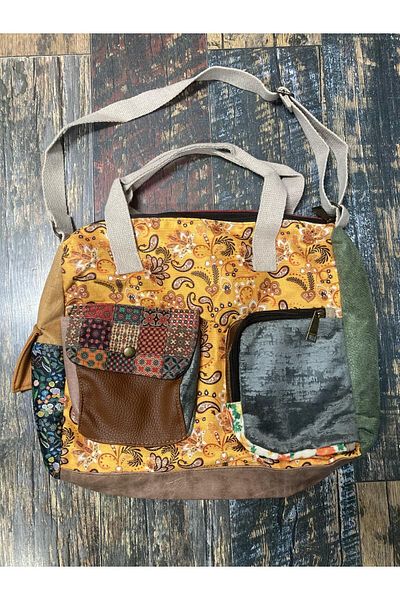 Street Bag Чанта за през рамо Pechwork, етническа, автентична, бохемска, за ежедневна употреба, за пътуване