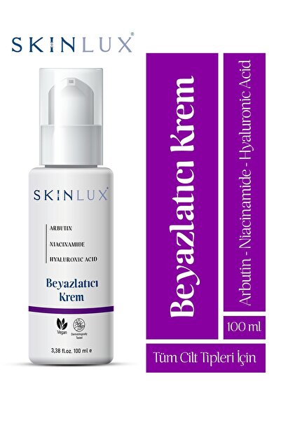 SKINLUX Beyazlatıcı Krem 100ml. Tüm Vücut Diz Dirsek Koltuk Altı Genital Bölg...
