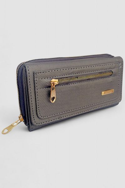 Lederax Gray Leather Hand Wallet Womenld163