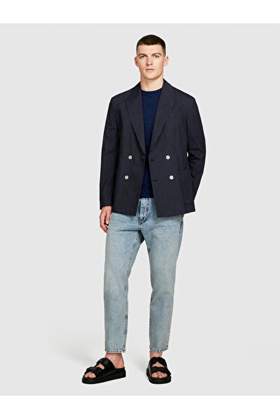 Sisley Ανδρικό παντελόνι τζιν με 5 τσέπες Ice Blue - 100% βαμβάκι