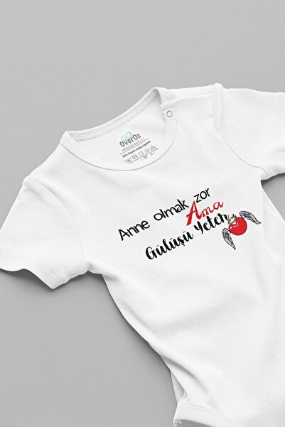 Overoz من الصعب أن تصبح أمي ولكن الابتسامة كافية 100٪ قطن جسم الطفل - المفاجئ...