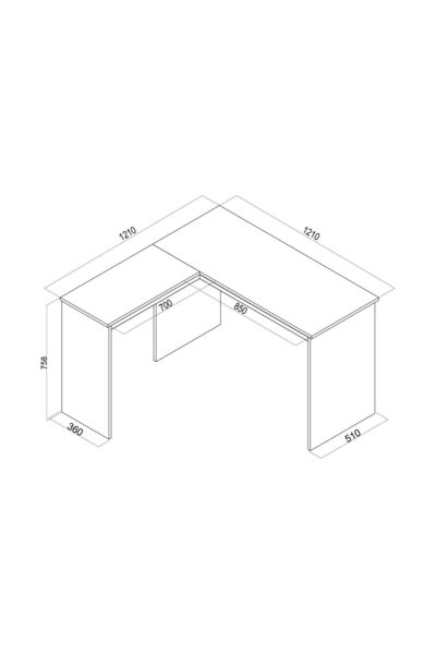 CAPLOONBA Woodba Plus Çalışma Masası