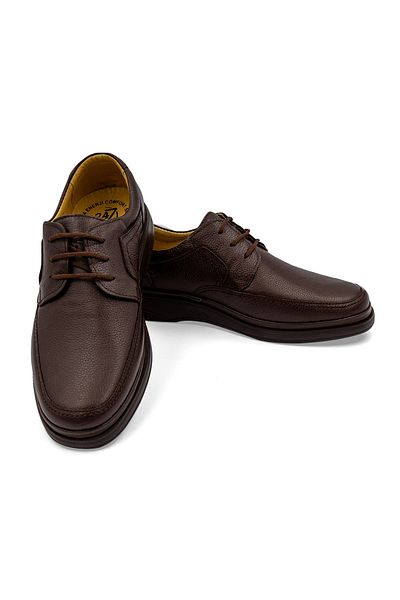 CACTUS BOUTİQUE Men's Inside and Outside Genuine Leather Shoes Daily Large Size Comfort Classic Shoes Casual Shoes