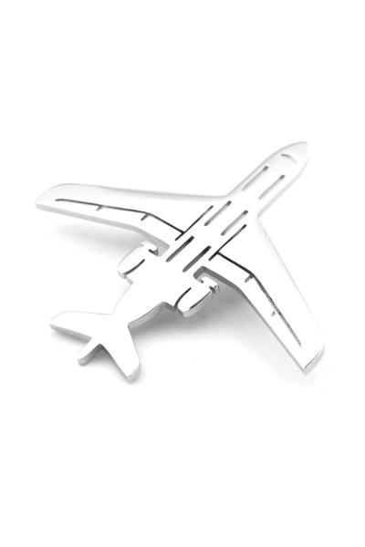 Solfera Uçak Havacı Pilot Hostes Hava Yolları Paslanmaz Çelik Rozet Broş Pin RZ219