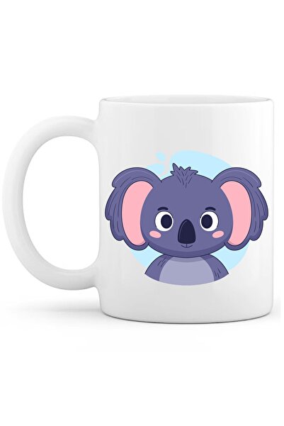 OXVİN كوب قهوة مخصص بطبعة كوالا (مفرد) بورسلين