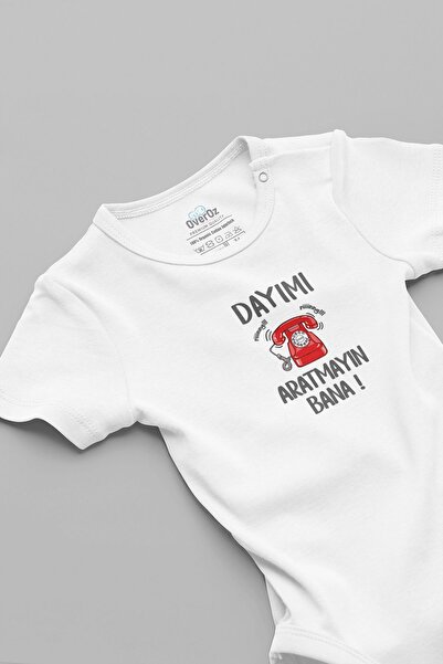 Overoz Organic 100% Cotton Don't Make My Uncle Look For Me Printed Baby Bodys...