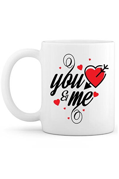 OXVİN يو آند مي 2 كوب قهوة إصدار خاص (مفرد) بورسلين