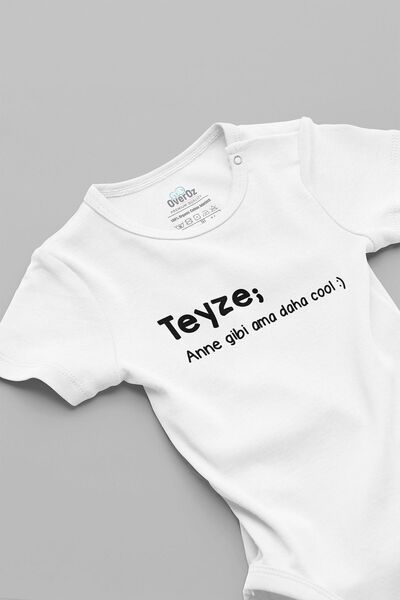 Overoz بدلة أطفال عضوية مطبوعة مثل الأم ولكنها رائعة - 100% قطن، بدلة بأزرار ...