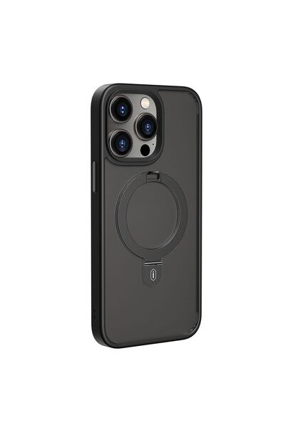 WIWU Iphone 14 Pro Uyumlu Kılıf Zmm-010 Magsafe Şarj Özellikli Mat Tasarım Standlı Kapak