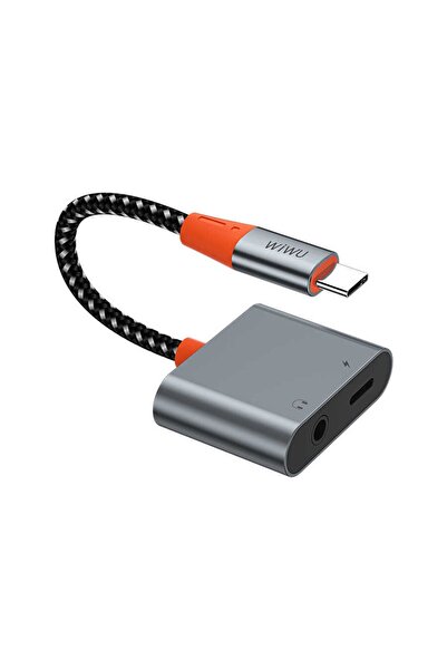 WIWU Lt10 Type-c To 3.5mm Aux Çevirici Ses Adaptörü