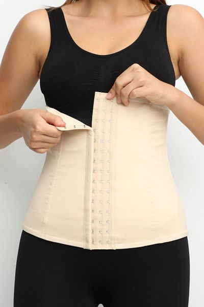 AVENNİES Strapless Latex Corset Instantly Slimming 2 Sizes Postpartum Anti-Sagging Waist and Belly Firming