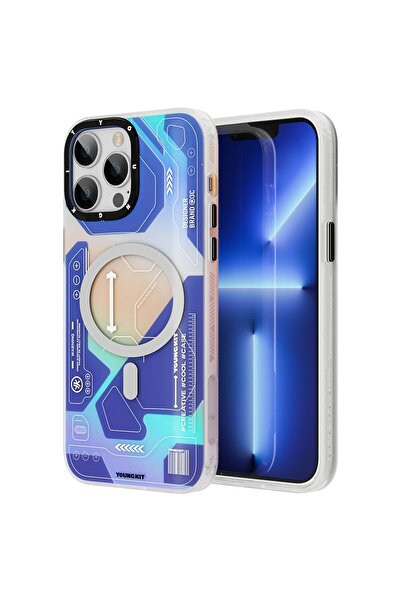 Youngkit Iphone 13 Pro Max Uyumlu Kılıf Magsafe Şarj Özellikli Metaverse Seri...