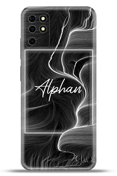 cupcase Reeder S19 Max Pro Silicone Case Flexible Camera Protection Person Name - Abstract Marble