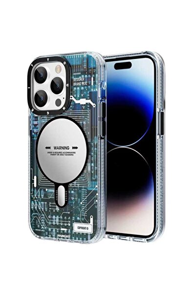 Youngkit Iphone 14 Pro Kılıf Magsafe Şarj Özellikli Technology Serisi Kapak