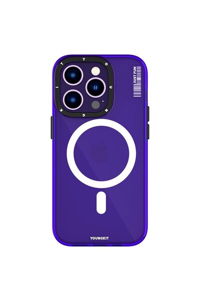 Youngkit iPhone 14 Pro Max Uyumlu Kılıf Magsafe Kablosuz Şarj Özellikli Young...