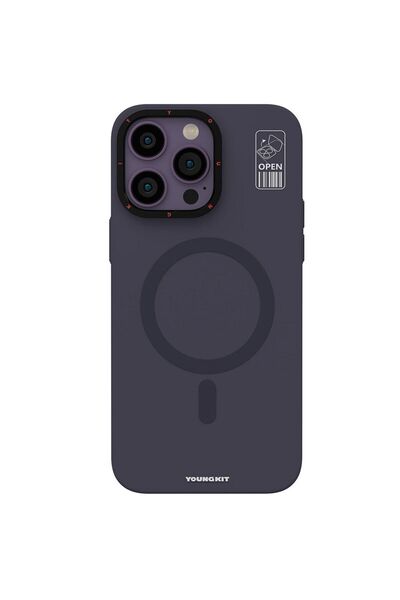 Youngkit iPhone 13 Pro Max Uyumlu Kılıf Magsafe Şarj Özellikli Standlı YoungKit Hermit Bracket Serisi Kapak