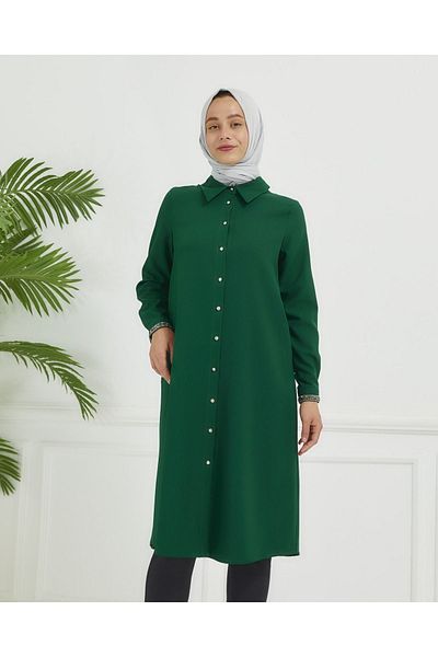 Wazze Stone Detailed Sleeve Tunic