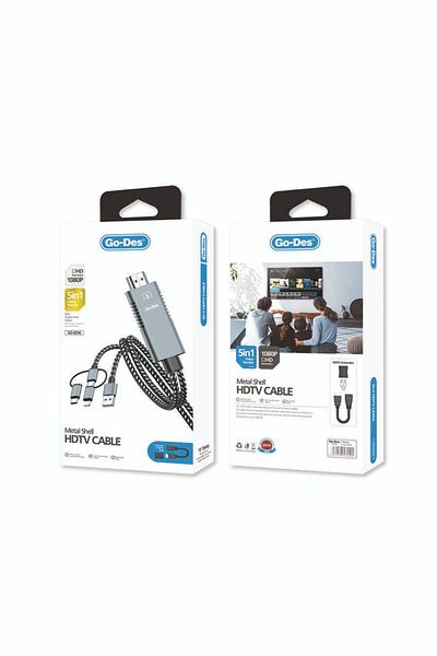 Go-Des Go Des GD-8296 5 In 1 1080p HD Audio And Video Transmitter HDMI Cable