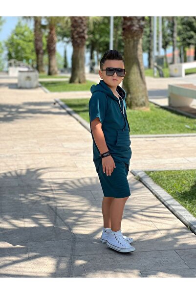 ixoskids club Pantaloni scurți cu nervuri de vară pentru băieți costum minah- 07120013