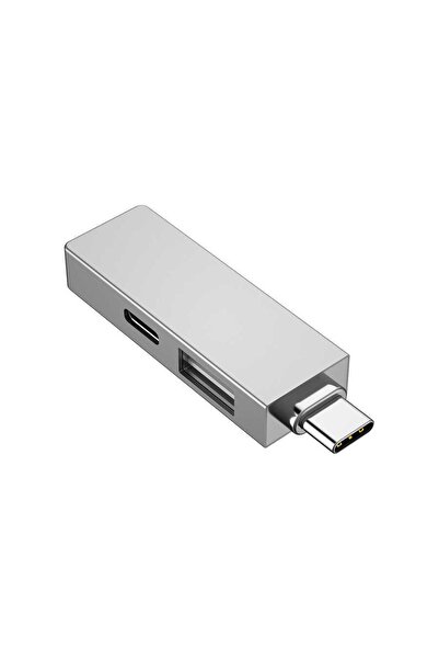 WIWU Alpha T02 Pro 3 In 1 Type-c Hub Pd Portlu Usb Çoğaltıcı