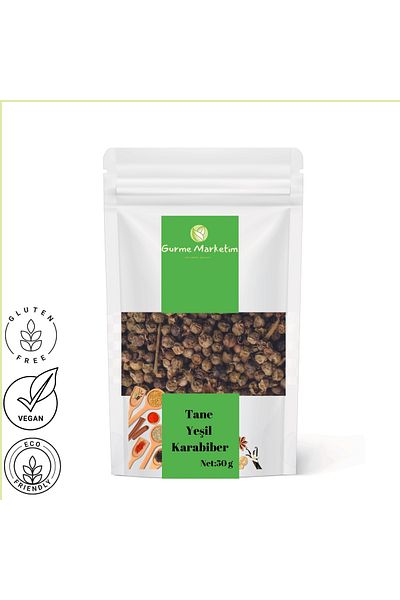 Gurme Marketim Organik Market Green Grain Black Pepper
