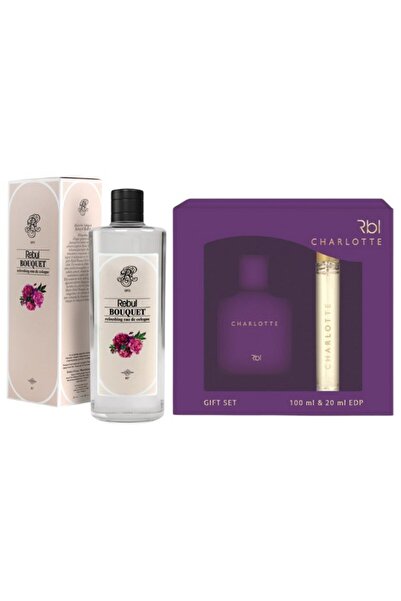 Rebul Charlotte Parfüm 100 ml | Kalem Parfüm 20 ml + Kolonya Bouquet 250 ml Ö...