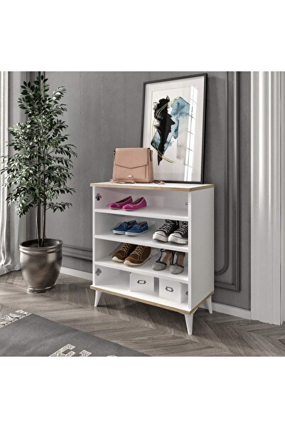 Baby Darling Flower 4 Bölmeli Ayakkabılık %100 Mdf