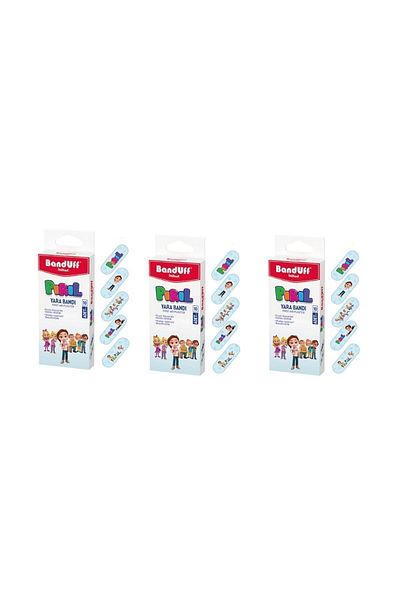 banduff Banduf Patterned Band-Aid for Children Pırıl 3 Pack