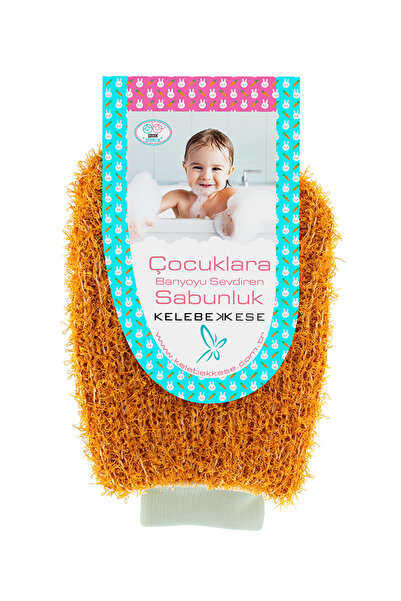 Kelebek Kese Çocuklara Banyoyu Sevdiren Sabunluk Kese