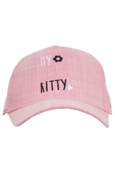 MİNİKO KİDS Памучна шапка за момиче 4-8 години - KITTI Y24240-10
