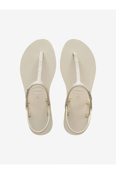 Havaianas Γυναικείες παντόφλες Paraty Glitter Beige - 4148951 -0121