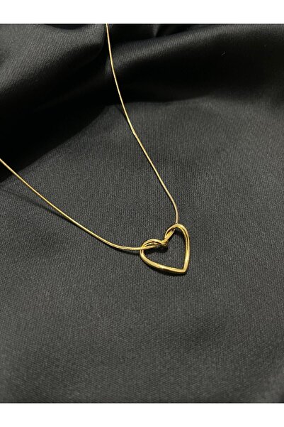 ROYKA Steel Gold Heart Necklace