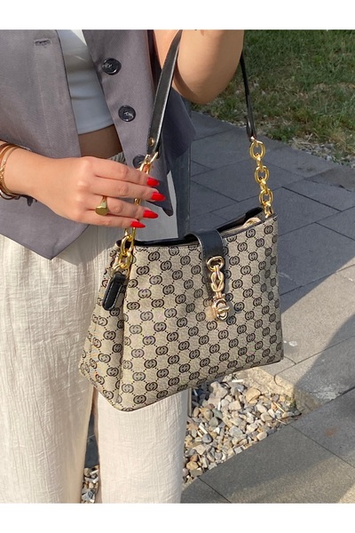 mıchael polo Kadın Zincir Askılı 3 Bölmeli Kol Ve Omuz Çantası