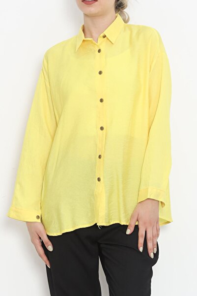 Moka Shopin Yellow Oversize Shirt - 18670.701