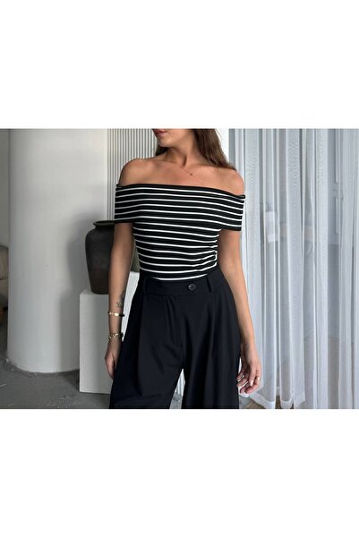 İLKCET MODA Madonna Collar Knitted Women's Blouse