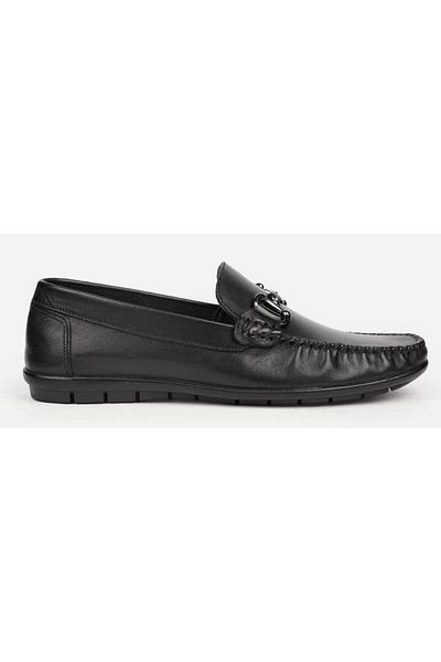 Pierre Cardin 90146 Μαύρα Ανδρικά Loafer Casual Δερμάτινα Παπούτσια