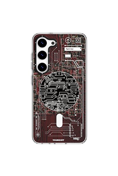 Youngkit Galaxy S23 Kılıf Magsafe Şarj Özellikli YoungKit Technology Serisi Kapak Uyumlu