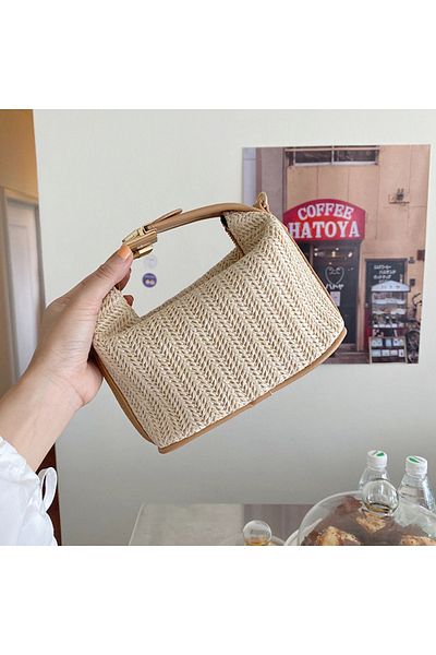 Global Straw Small Size Korean Style Bag