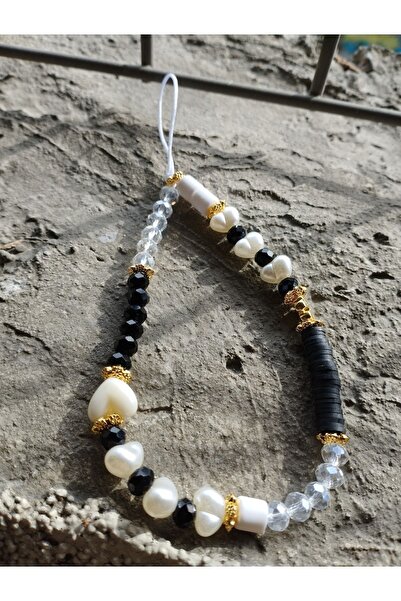 Galibarda Black Fimolu Lucky Charm Phone Strap