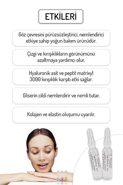 Skin Accents Eye Contour Care Ampoule Magic Eyes Skin Serum 1 Piece Dermaroller Dermapen Serum