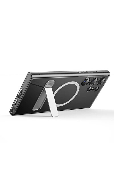 WIWU Galaxy S24 Ultra Uyumlu Kılıf Magsafe Özellikli Kamera Korumalı Standlı Wiwu KCC-025 Aurora Serisi