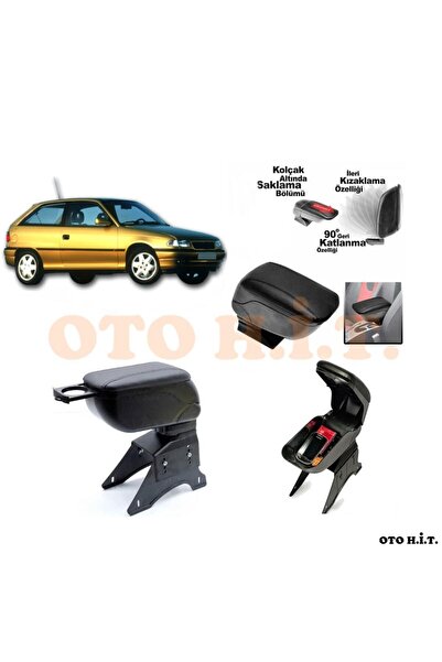 OTO H.İ.T. Opel Astra F Uyumlu Kol Dayama Ve Kolçak Sürgülü Bardaklıklı Ayarl...