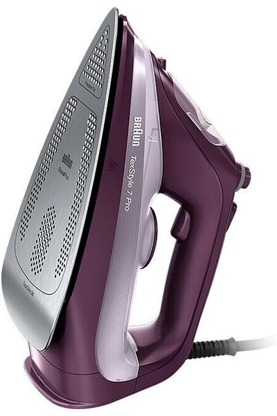 Braun TexStyle 7 Pro Steam Iron FreeGlide 3D, EloxalPlus Soleplate, Precision Tip, Auto-Off - SI7181