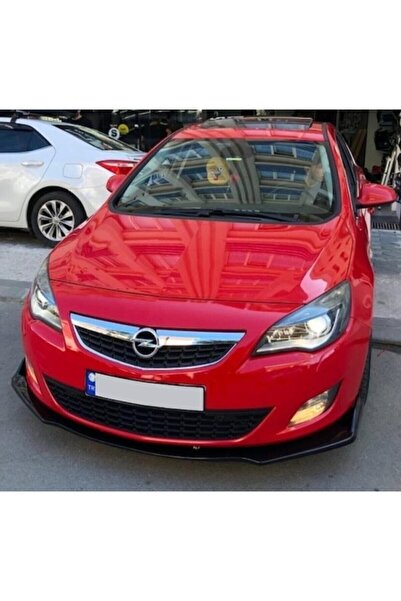 ElitTuning Opel Astra J Ön Lip Ön Ek 3 Parça Parlak Siyah