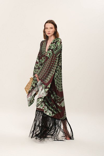 Eda Taşpınar Meat Iconic Design Babylon Tasseled Kaftan