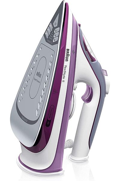 Braun Steam Iron TexStyle 5 2700 Watts, Super Cermaic Soleplate. FreeGlide 3D. Auto off -  SI 5037
